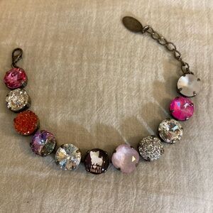VGB I‎ Love My Yorkie Multi Colored Brilliant Stones Bracelet